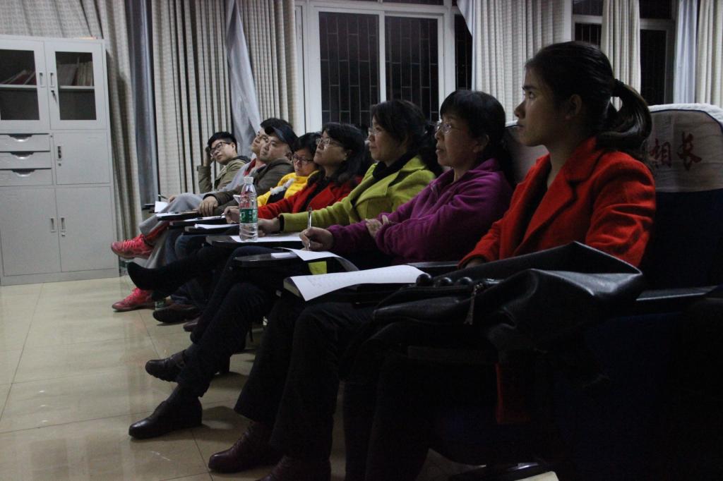 图为到场评委老师