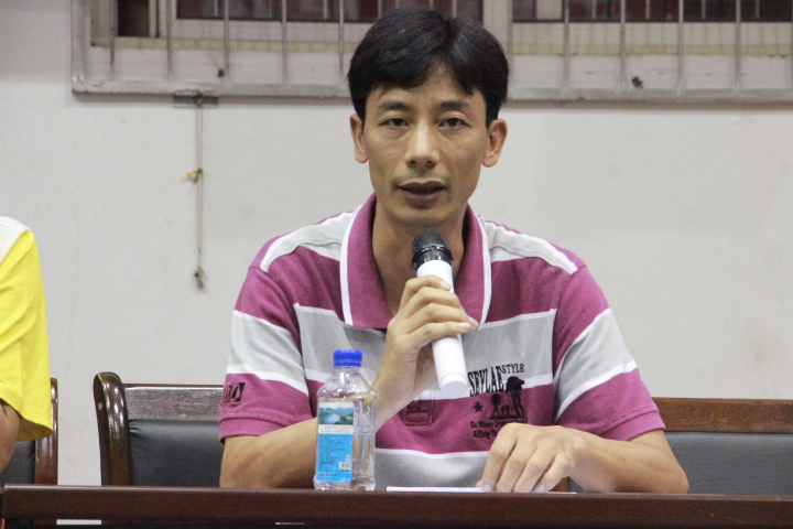 图为副院长张小林讲话(陈宝玉摄)