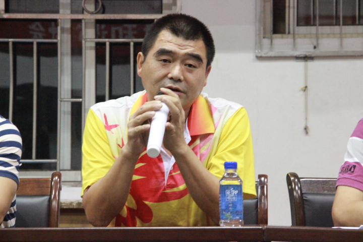 图为肖松书记总结致辞(陈宝玉摄)